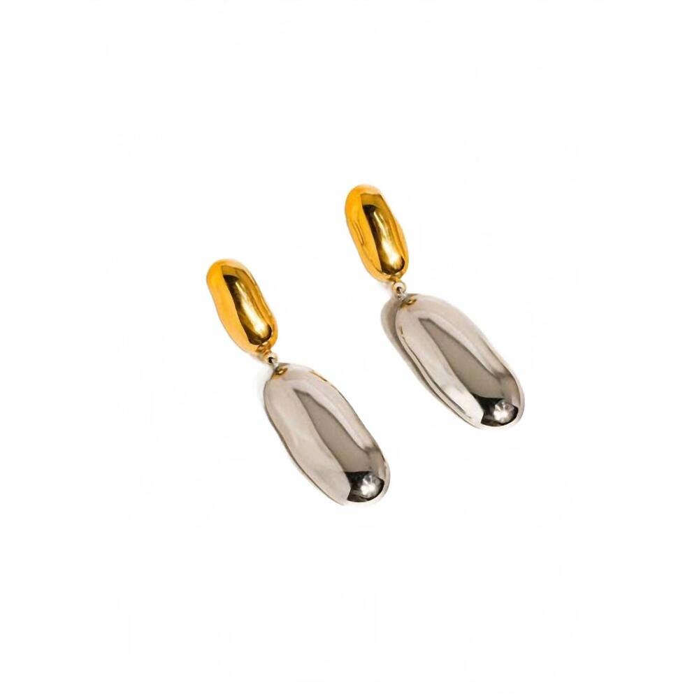 NEW FLANERIE BY MAIQ women's gemali 18k non-tarnish classic drop earring in gold